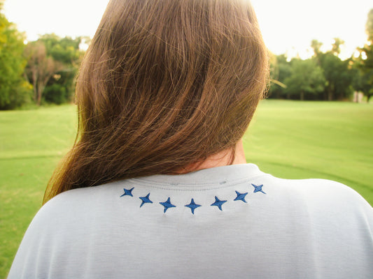 1 Corinthians 13:4 Crew in Slate Blue